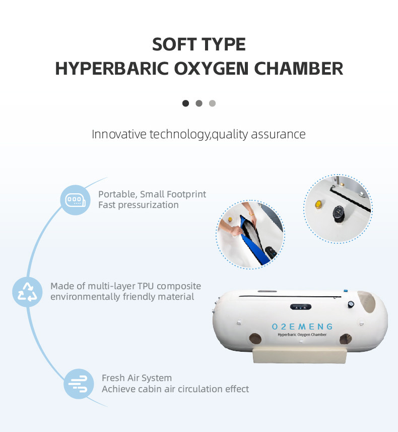 EMS04 Noise Level Less Than 63 DB Hyperbaric Oxygen Therapy Chamber for Rehabilitation