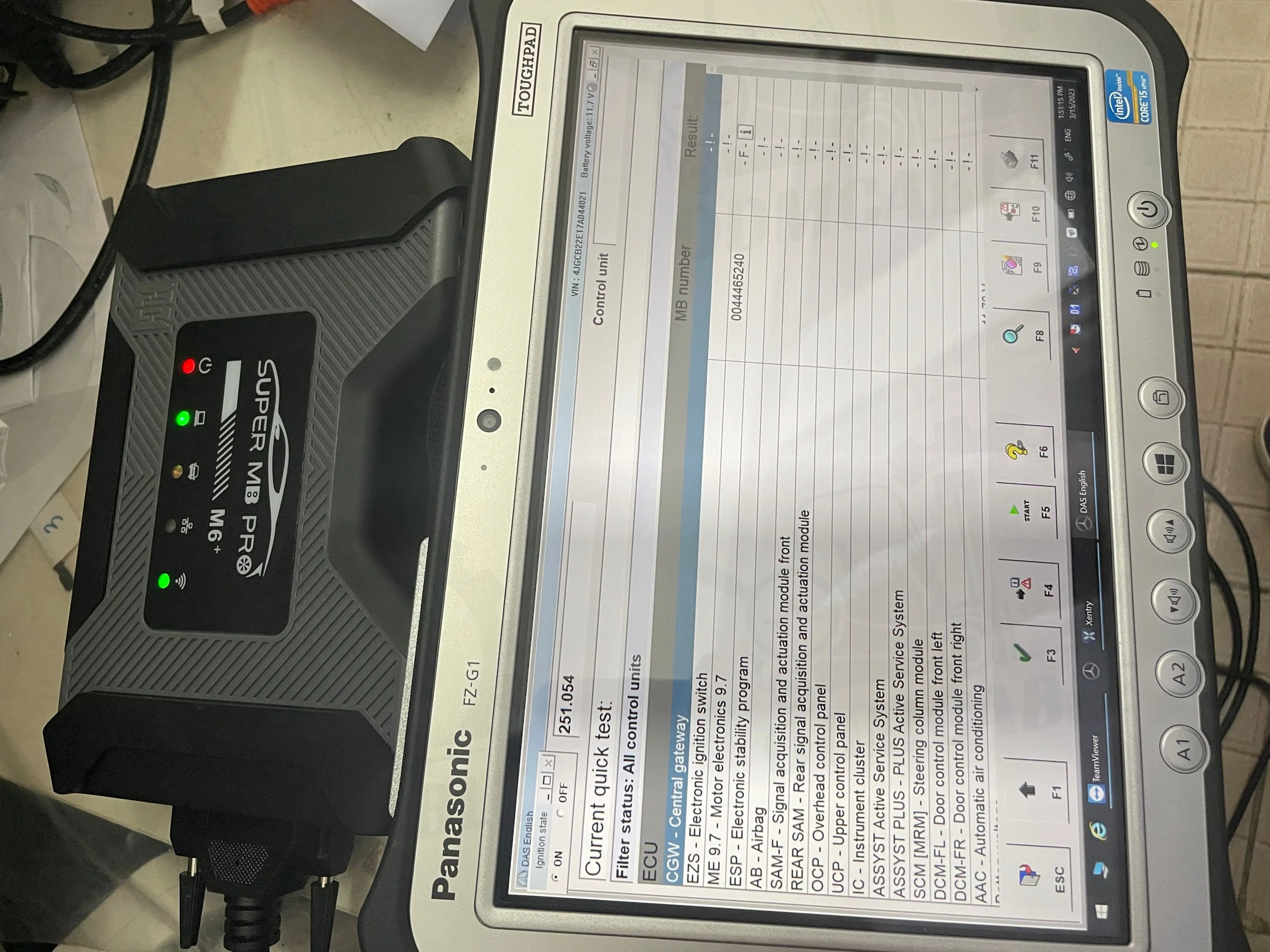 SUPER MB PRO M6 Wireless Star Diagnosis Tool Fit For Benz Car And Trucks Compatible With DOIP, K-line,CAN Low,Can High