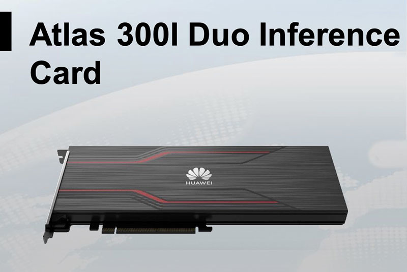 Smart City Ascend Atlas 300I Duo Inference Card 256 Channel Real Time HD 280 TOPS 48GB