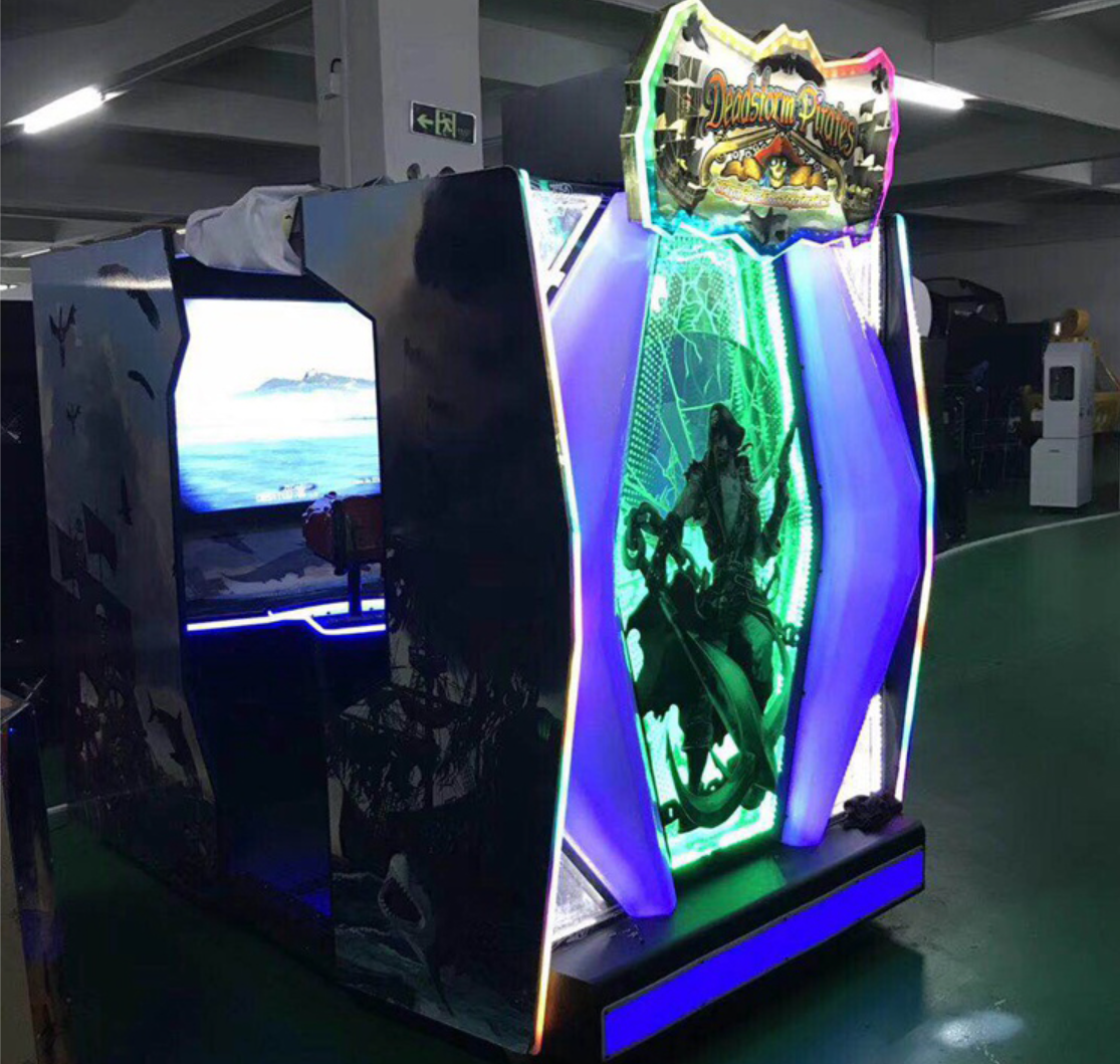 2 Players Pirate Adventure Simulator Shooting Game Machine L1900*W2600*H2130MM