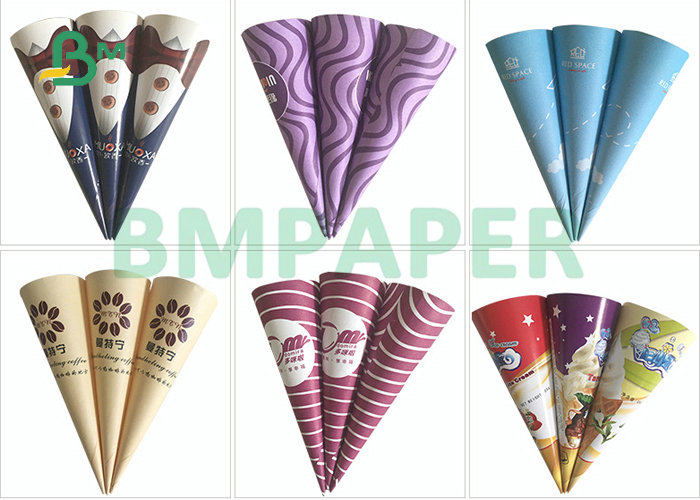  Ice - Cream Cone Paper 80g 90g 100g Food Grade Paper 1000mm Width 