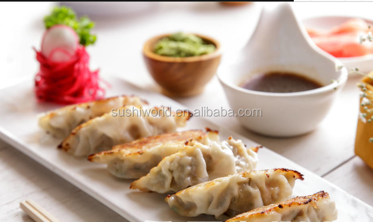 0% Alcohol Content Frozen Dumplings Hot Japan Sushi with Shrimp Chicken and Vegetables