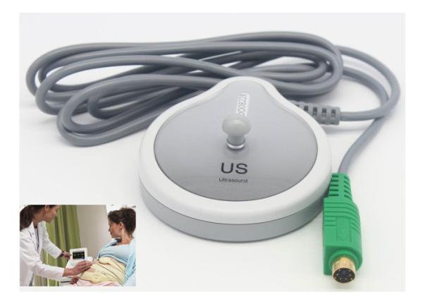 Original Bionet US Fetal Monitor Probe , FC 700 Doppler Ultrasound Probe Long