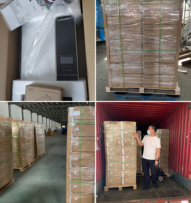 5kw 48v 5000es Mppt Solar Hybrid Inverter Growatt For Home Solar System