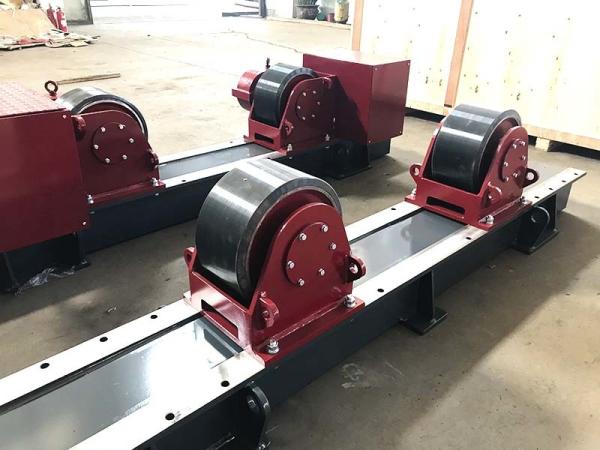 380V 50Hz 3 Phase 20 Ton Tank Turning Rolls Stands / Oil Tank Pipe Welding