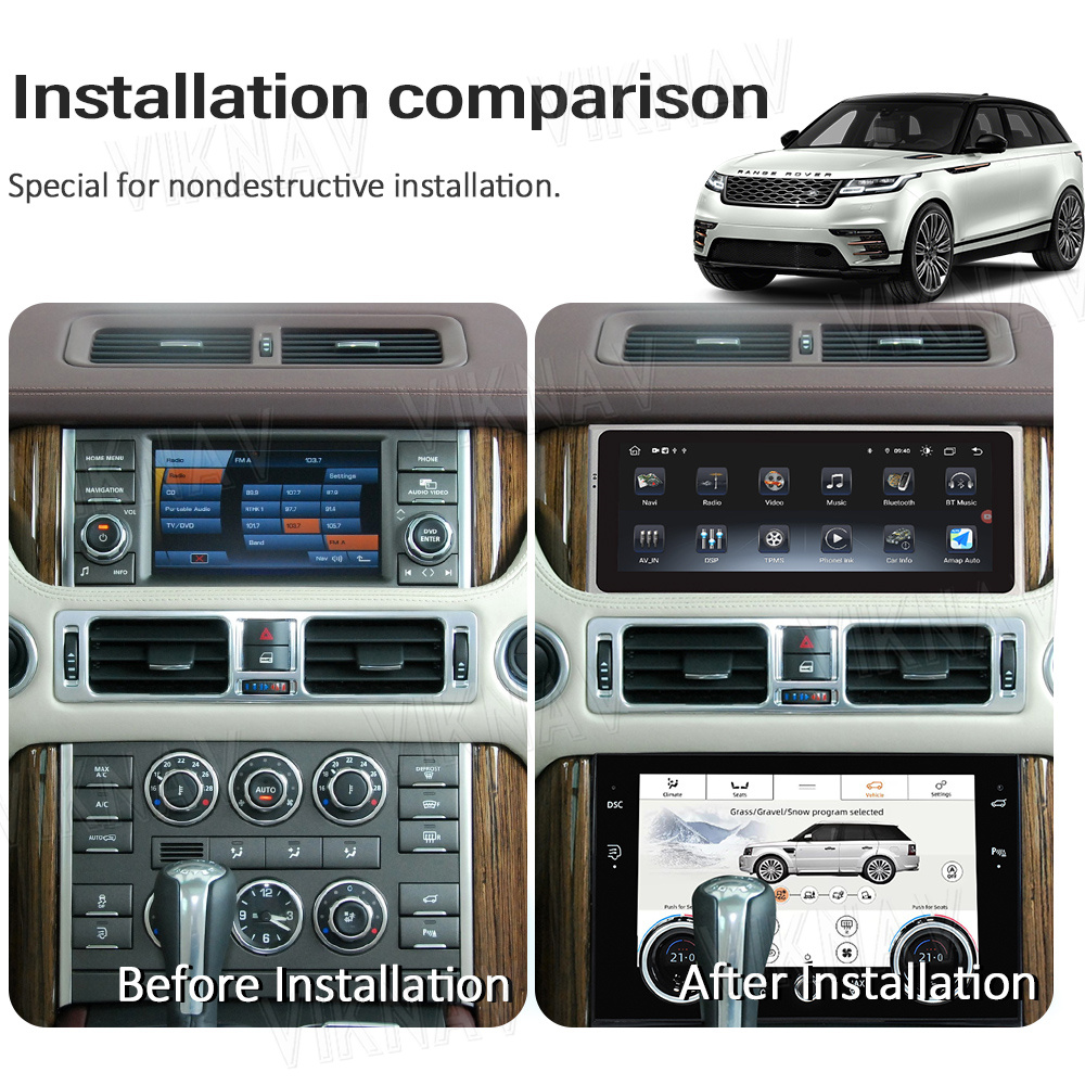 GPS Navigation Wireless Car Radio Android 10 For Range Rover Vouge V8 L322 1998-2012