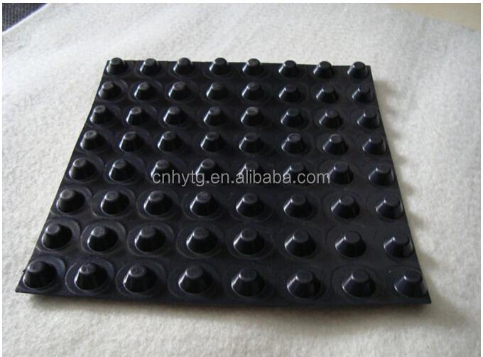 Onsite Training Included 8-30mm HDPE Dimpled Plastic Drainage Sheet for Waterproofing