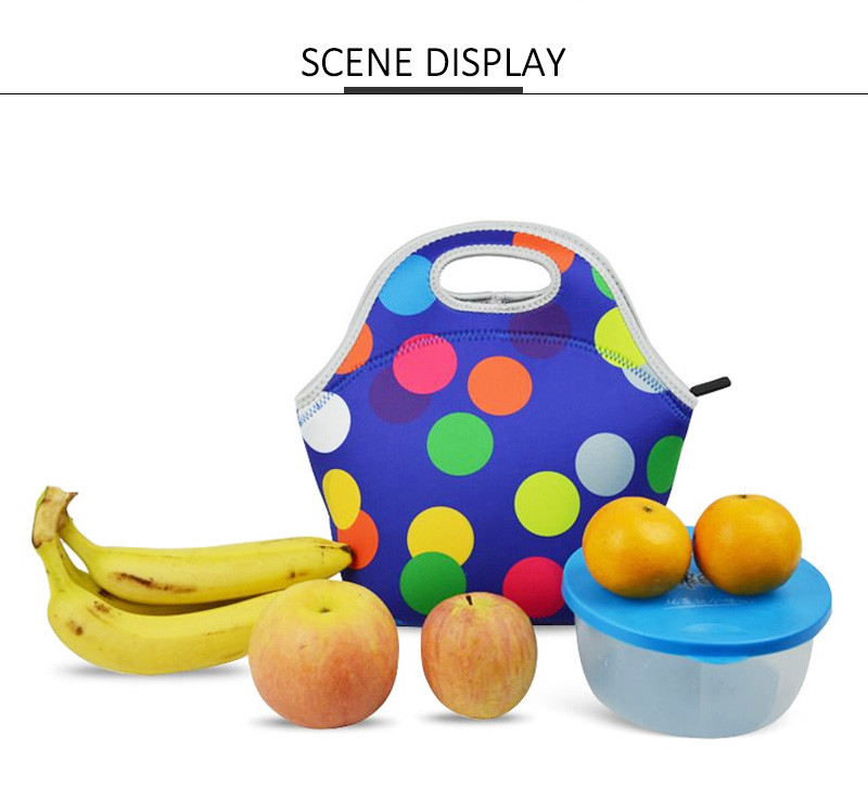 Shopping Outdoor Printing Cooler Neoprene Lunch Bag