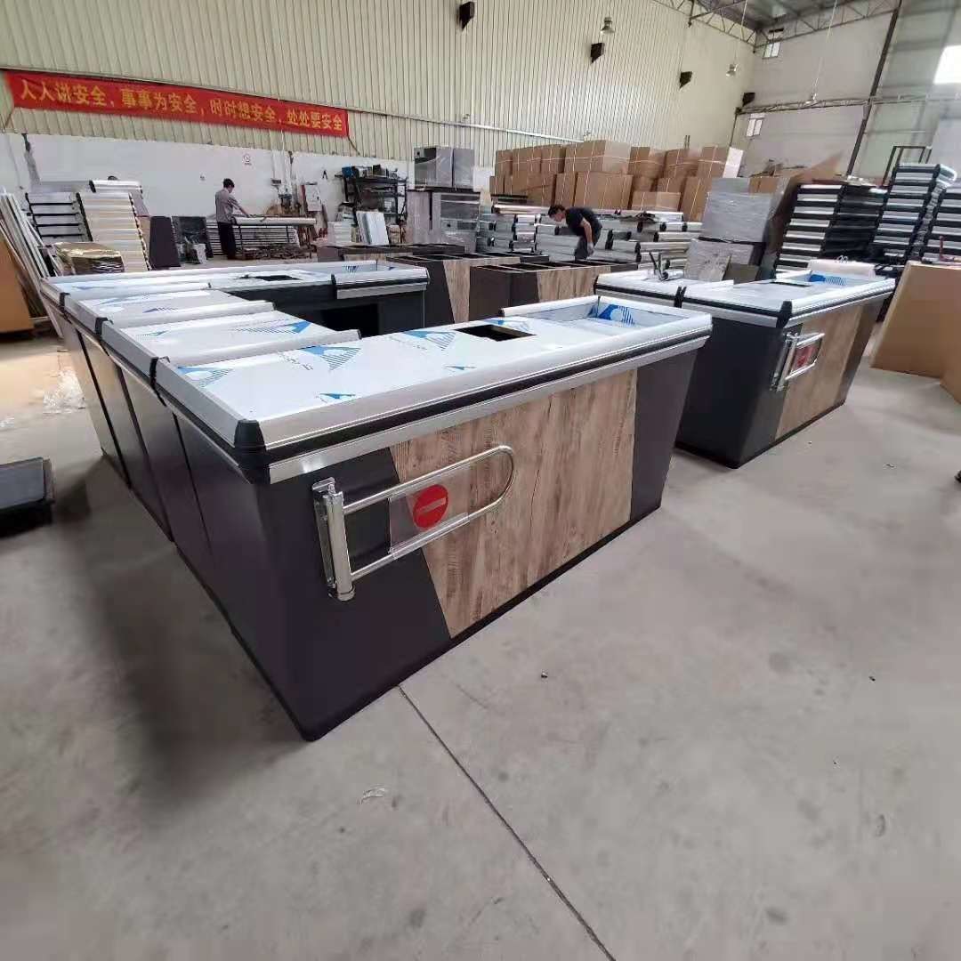 Stainless Steel Supermarket Checkout Counter TGL For Convenience Store OEM