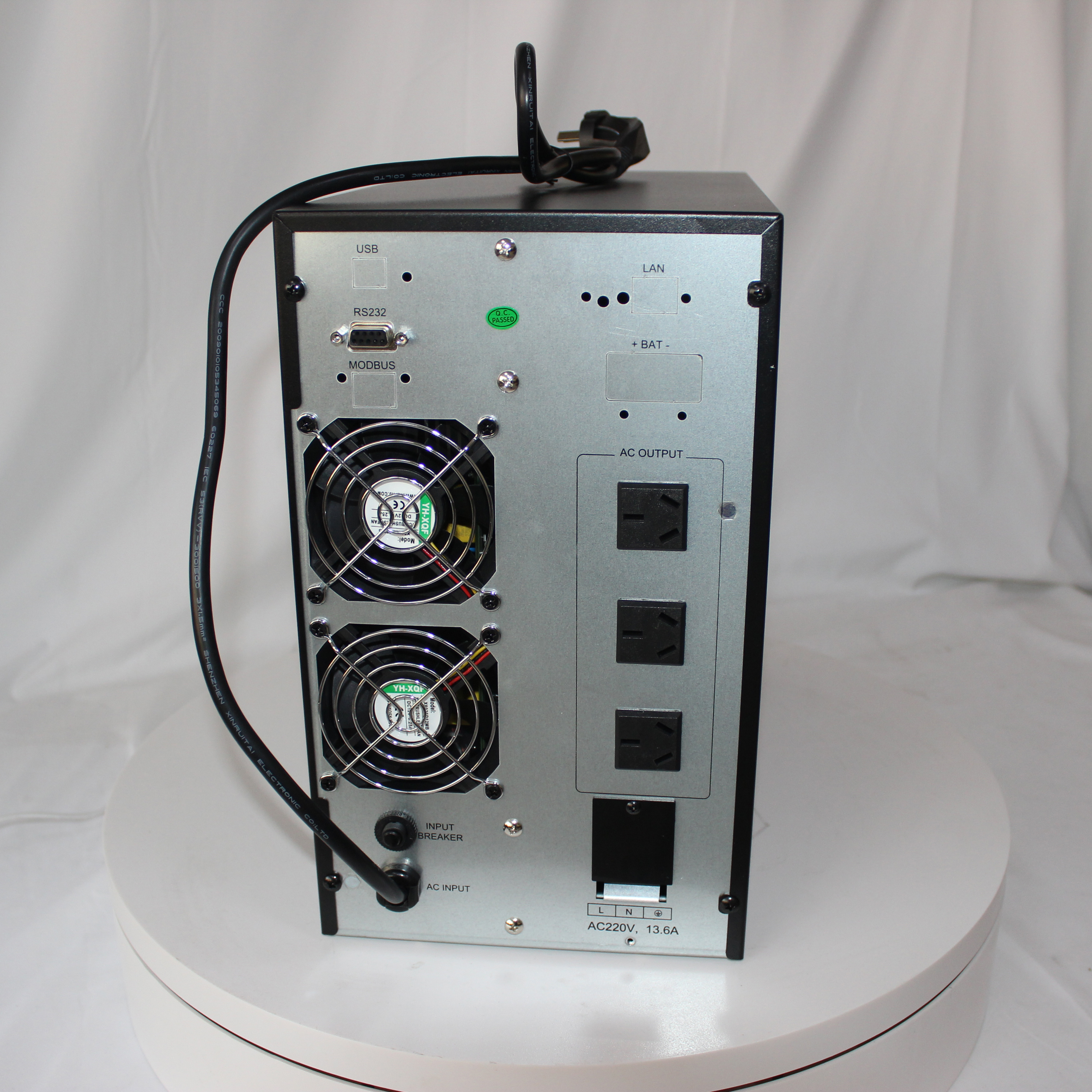 3kva 2400W High Frequency Online UPS Power Systems For CCTV Solution