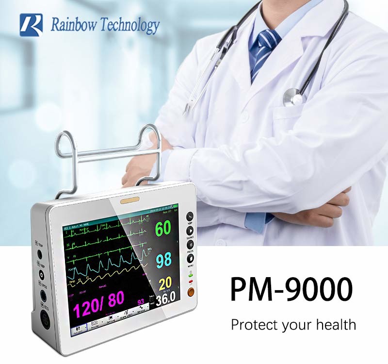 Lightweight 8 Inch Multi Parameter Portable Patient Monitor