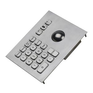 IP65 304 stainless steel trackball pointing device mouse USB interface