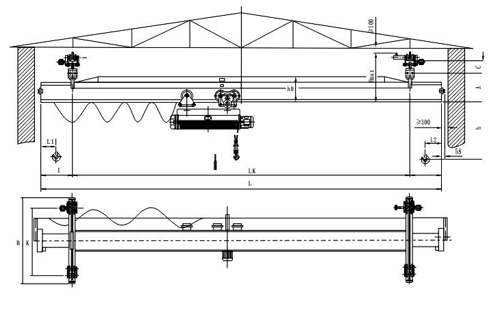 lb explosion-proof overhead crane Single Girder explosion-proof Crane