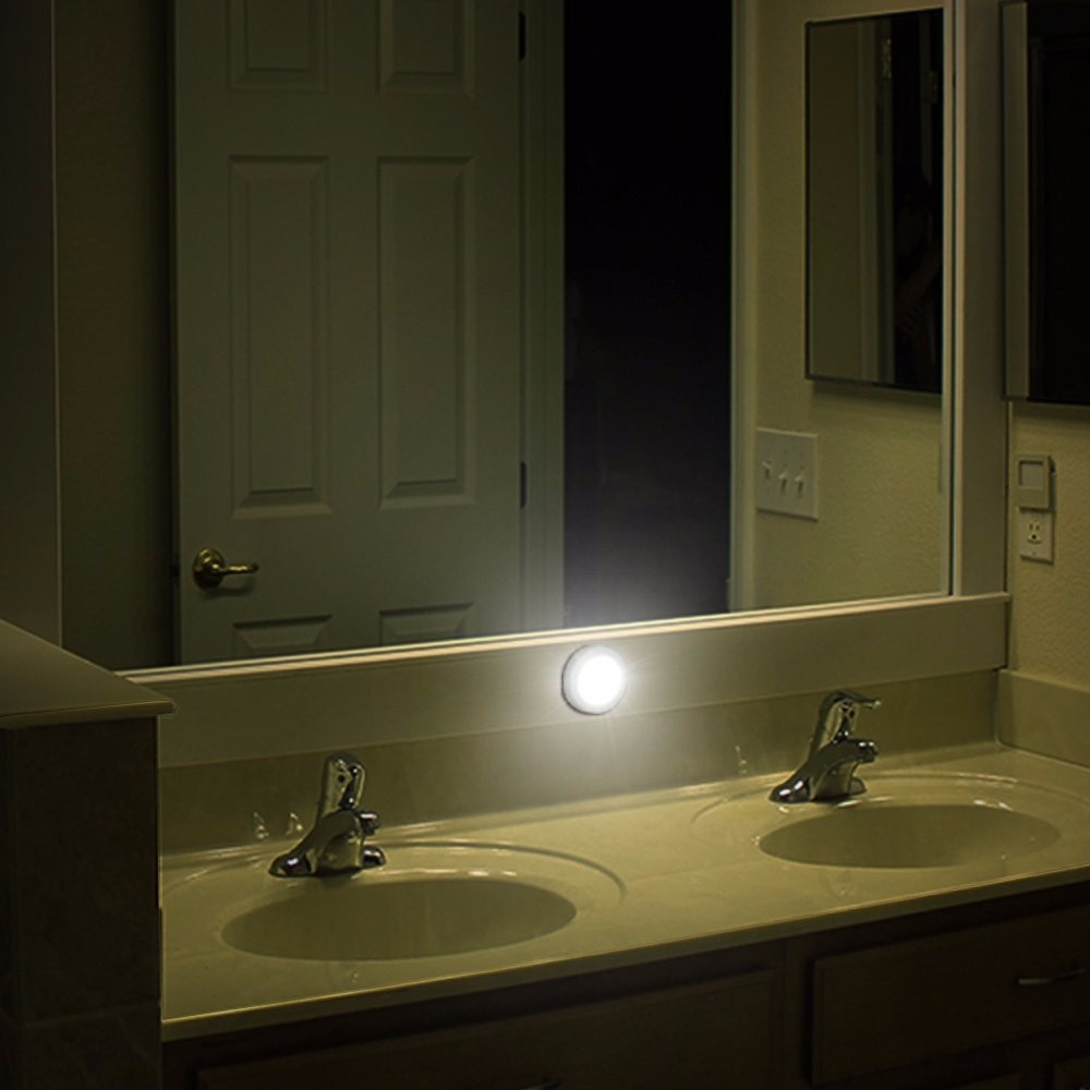 DC3V-6V 6Pcs Led Battery Operated Motion Sensor Cupboard Lights