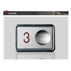 Rectangle Shape Panel Mount Push Button For Elevator IP64 Size 36x53 mm