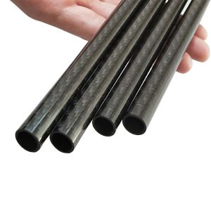 China Round Roll Wrapped Carbon Fiber Tube 3K Aging Resistant on sale