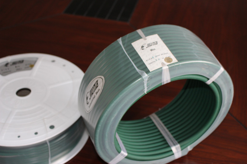 Industrial Transmission Polyurethane Round Belt Green Round Belt