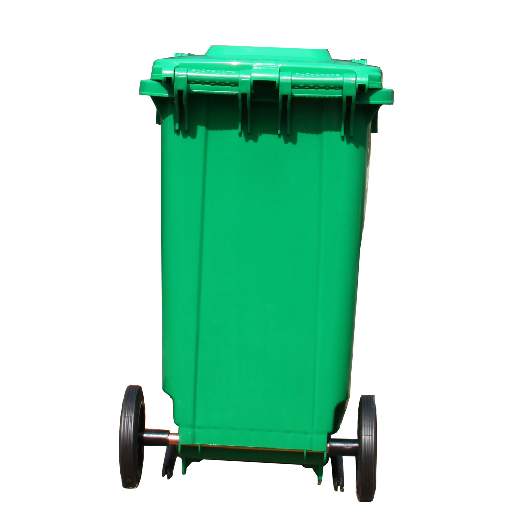 Recycled garbeg 1100 liter hdpe wheeled plastic waste dustbin garbage bin waste