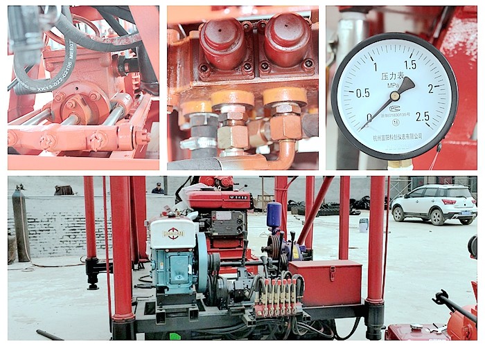 ST 30 Meters OEM Core Drill Rig Geological Exploration Machine