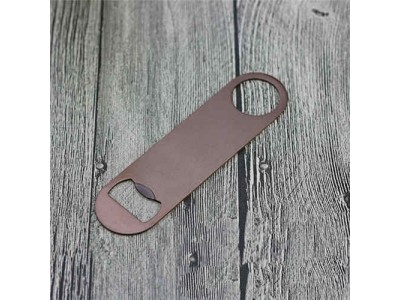 Engrave Blank Copper Plating Stainless Steel Bottle Opener,Unique stainless steel bartender bar blade beer bottle opener