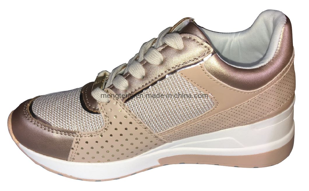 Hot Selling Women′s Fashion Shoes Suede Leather Sneaker Sport Shoes Walking Jogging Running Shoes Casual Shoes PU Shoes High Heel Shoes