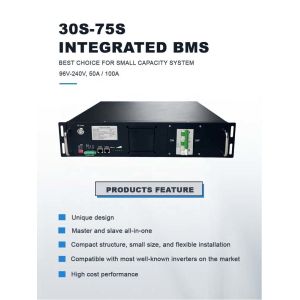 China high voltage BMS(HV BMS) 75S 240V 50A Intergrated BMS With Parallel Function For Lithium Battery Pack Power Solution For BESS on sale China high voltage BMS(HV BMS) 75S 240V 50A Intergrated BMS With Parallel Function For Lithium Battery Pack Power Solution For BESS on sale