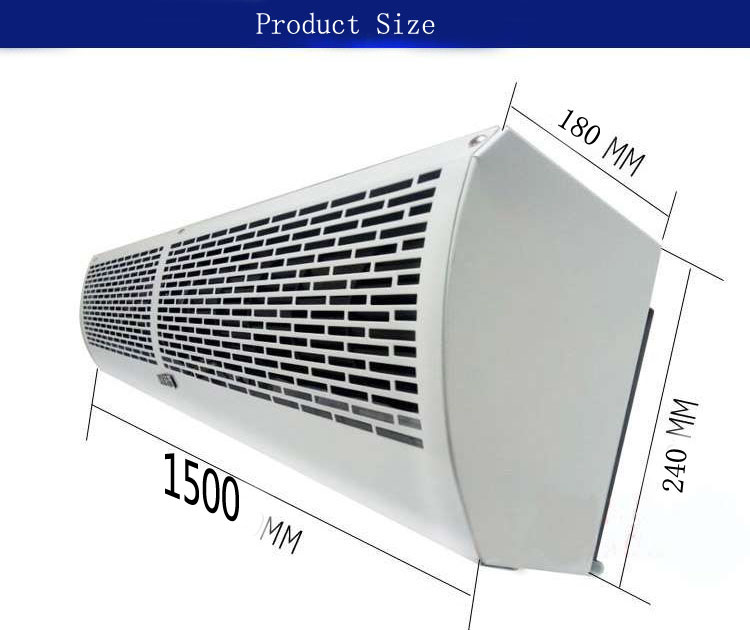 FM125-1500 air curtain residential air curtain and air curtain door