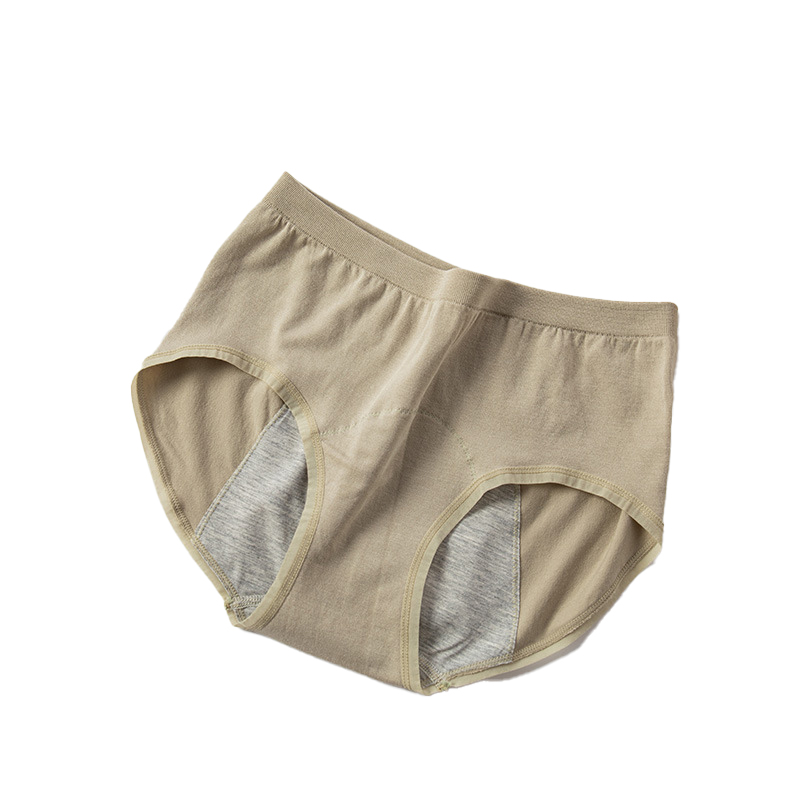 Menstrual Women Cotton Panties Antileakage High Waisted Type