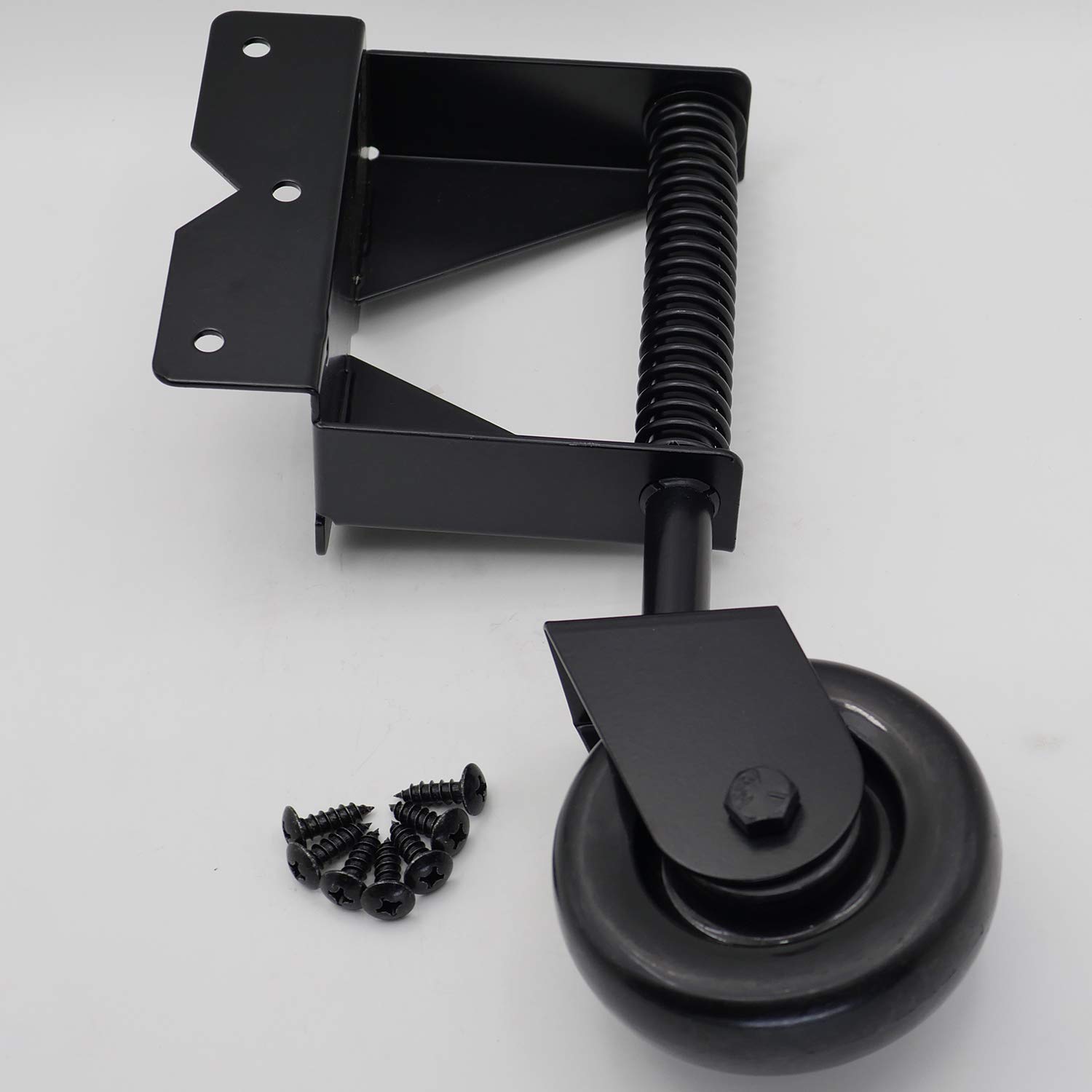 Highway Fence Heavy Duty 5inch Rubber Gate Wheel Caster with 360 Degree Mount Plate