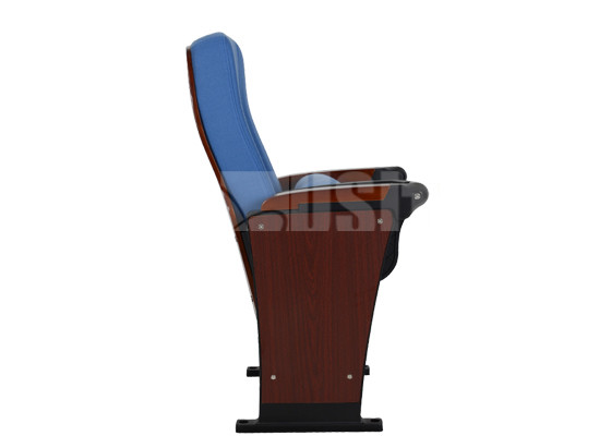 Cold Molded Foam Conference Hall Chair , Church Theatre Seating Folded Type
