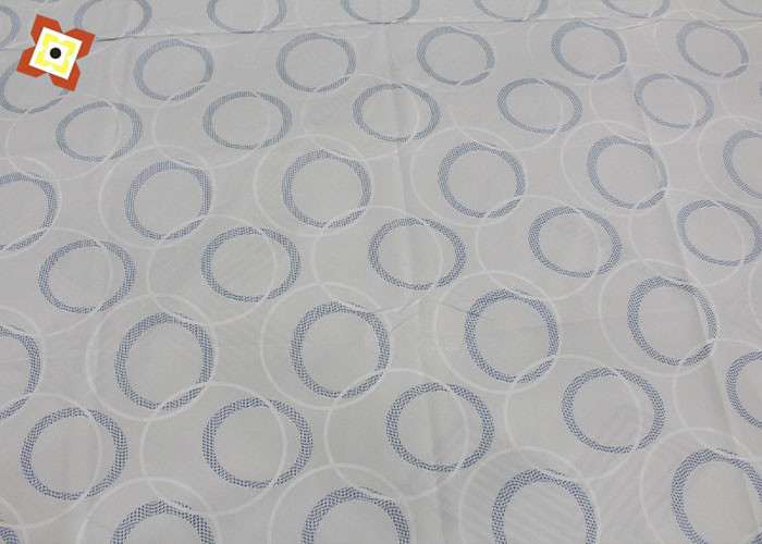 White Paste Printing Soft Mattress Quilting Fabric 235cm Width