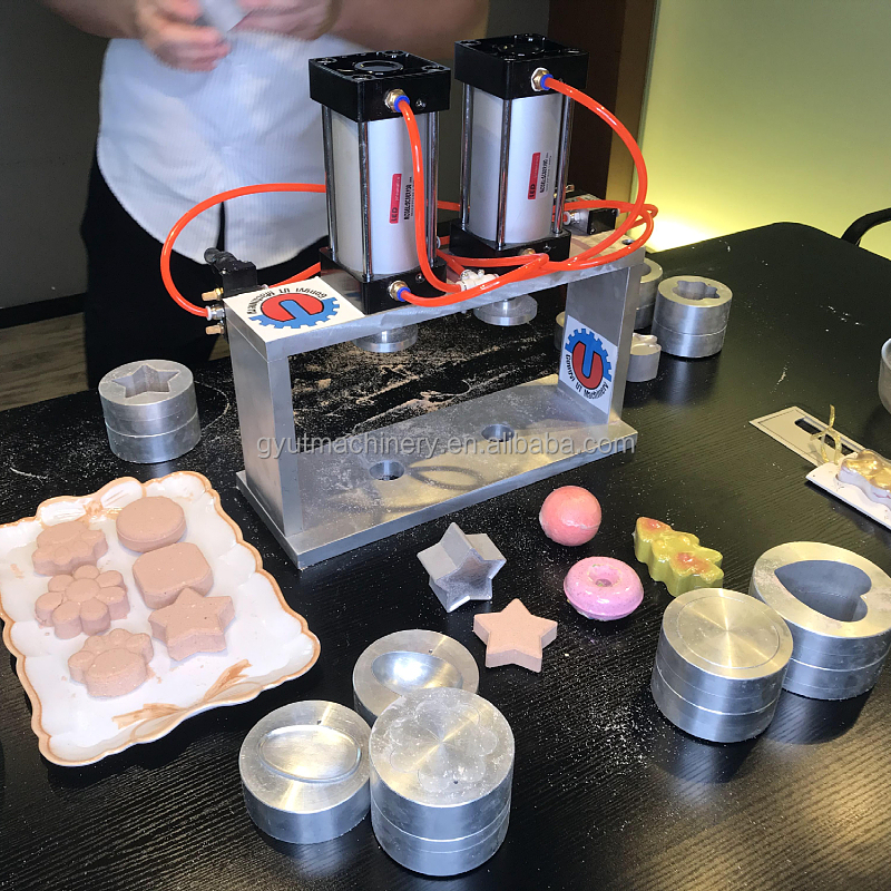 Machine Type Bath Bombs Press Machine for Customized Heart Star Cubic Ball Shape