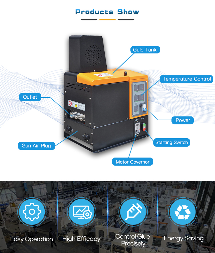 7L Automatic Hot Melt Glue Machine Hot Melt Glue Applicator Machine With Factory Direct Sale Price
