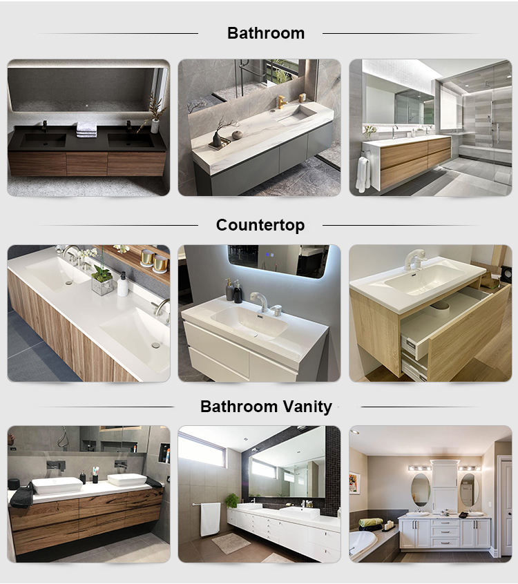 Modern Style Floating Bathroom Vanity with Simple White Finish and Waterproof Plywood