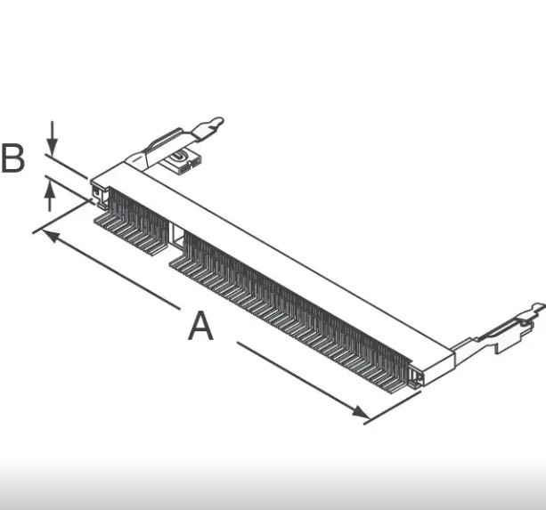 1-1473005-1 TE Connectivity AMP Connectors SODIMM DDR SDRAM Socket
