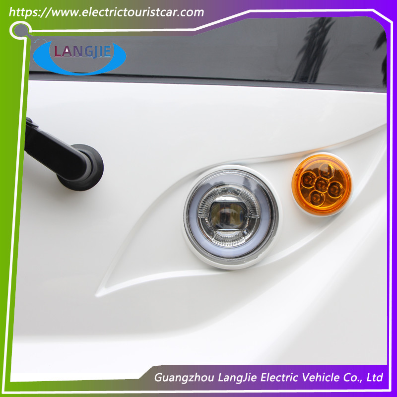 Safety Belt Electric Tourist Car With 11 Seats Battery Protection Chain