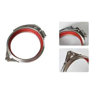 China 80 - 600 Mm Quick Release Pipe Clamp With Lever Mechanism For Modular Ducting on sale