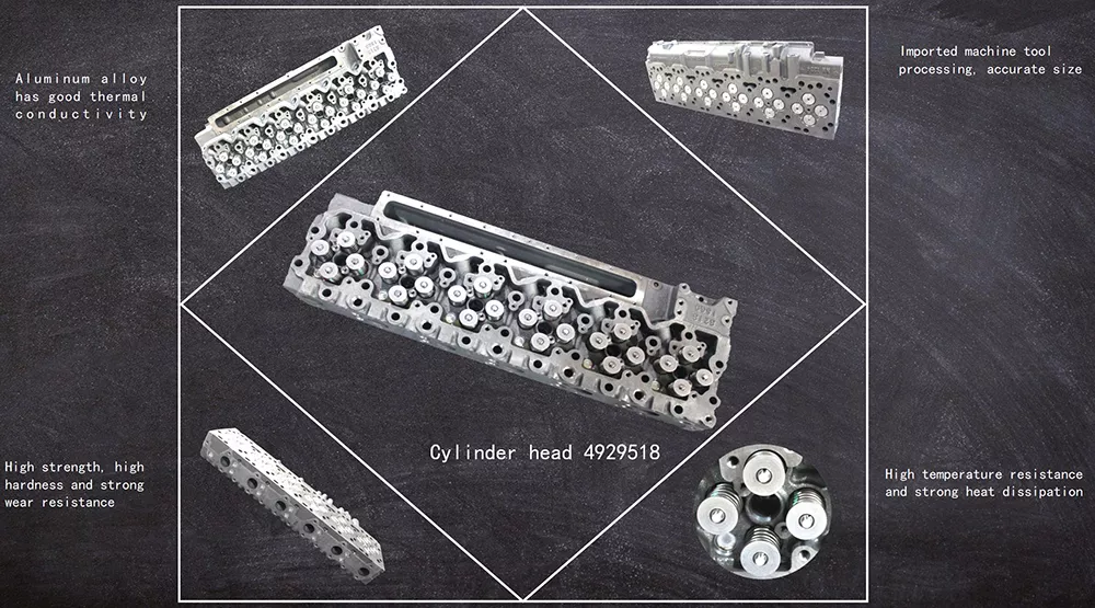 STD Engine AZ1099040002 Sinotruk Howo Truck Diesel Engine Cylinder Head