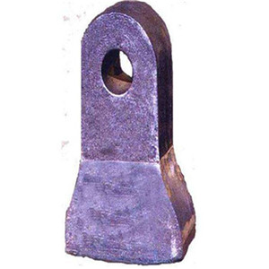 High Mn Imbedding Cemented Carbide Coal Crusher Hammer Mining Machine Spare Parts