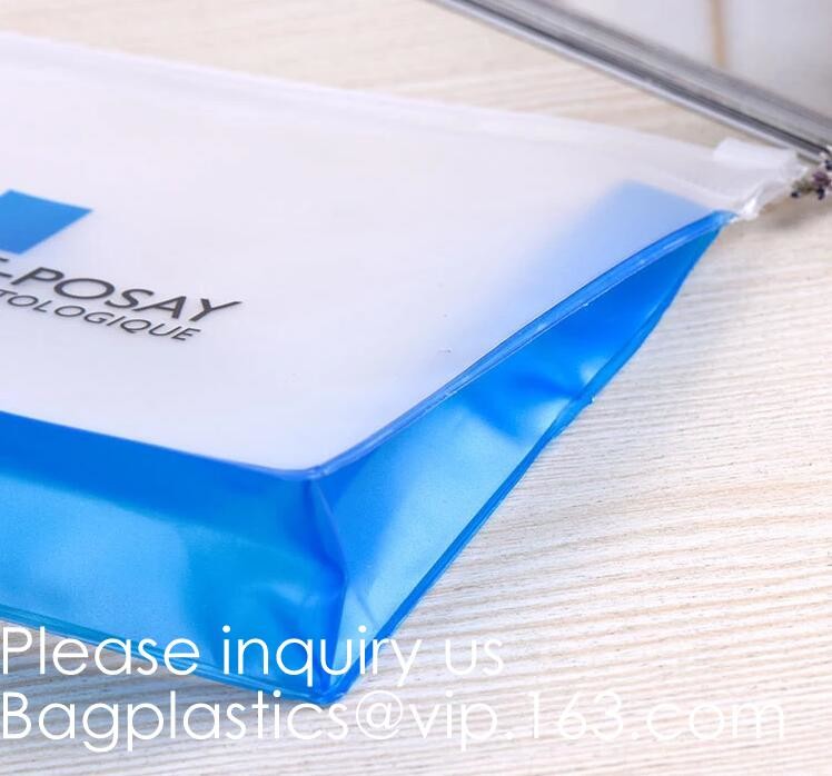 Customized Printing EVA Pouch Clear Cosmetic Bag Waterproof Toilet Bag for Travel,eva zipper slider cosmetic bag, bageas