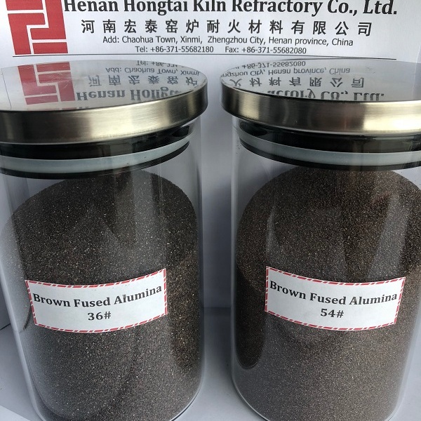 Effective Brown Corundum Abrasive Sand Blasting Grain F46 F60 with SiC Content % 0.01