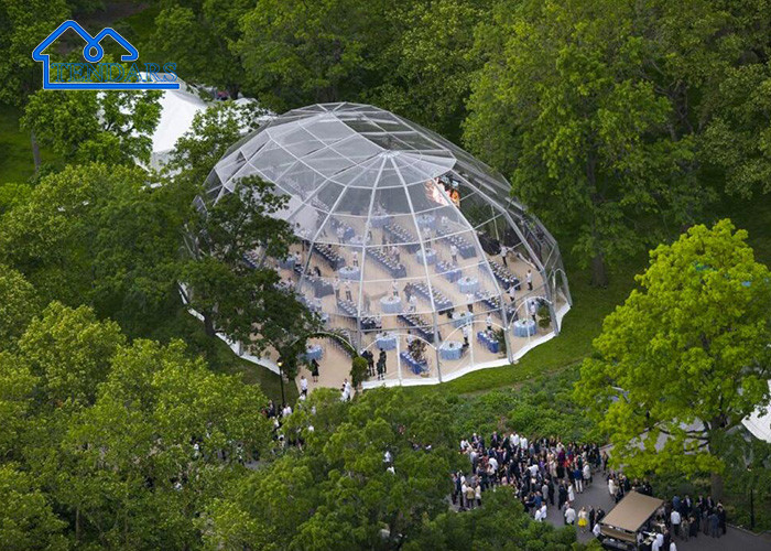 Alluminum Alloy Sports Hall Tent With Double Coated PVC Fabric Cover Big Clear Tent