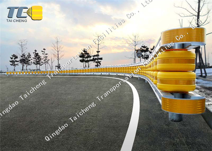 Spacing 0.5m Anti Shock Traffic Fence Highway Roller Barrier