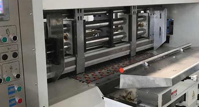 RINO Carton Box Flexo Printing Machine , 300pcs/Min Printing Carton Folder Gluer Machine
