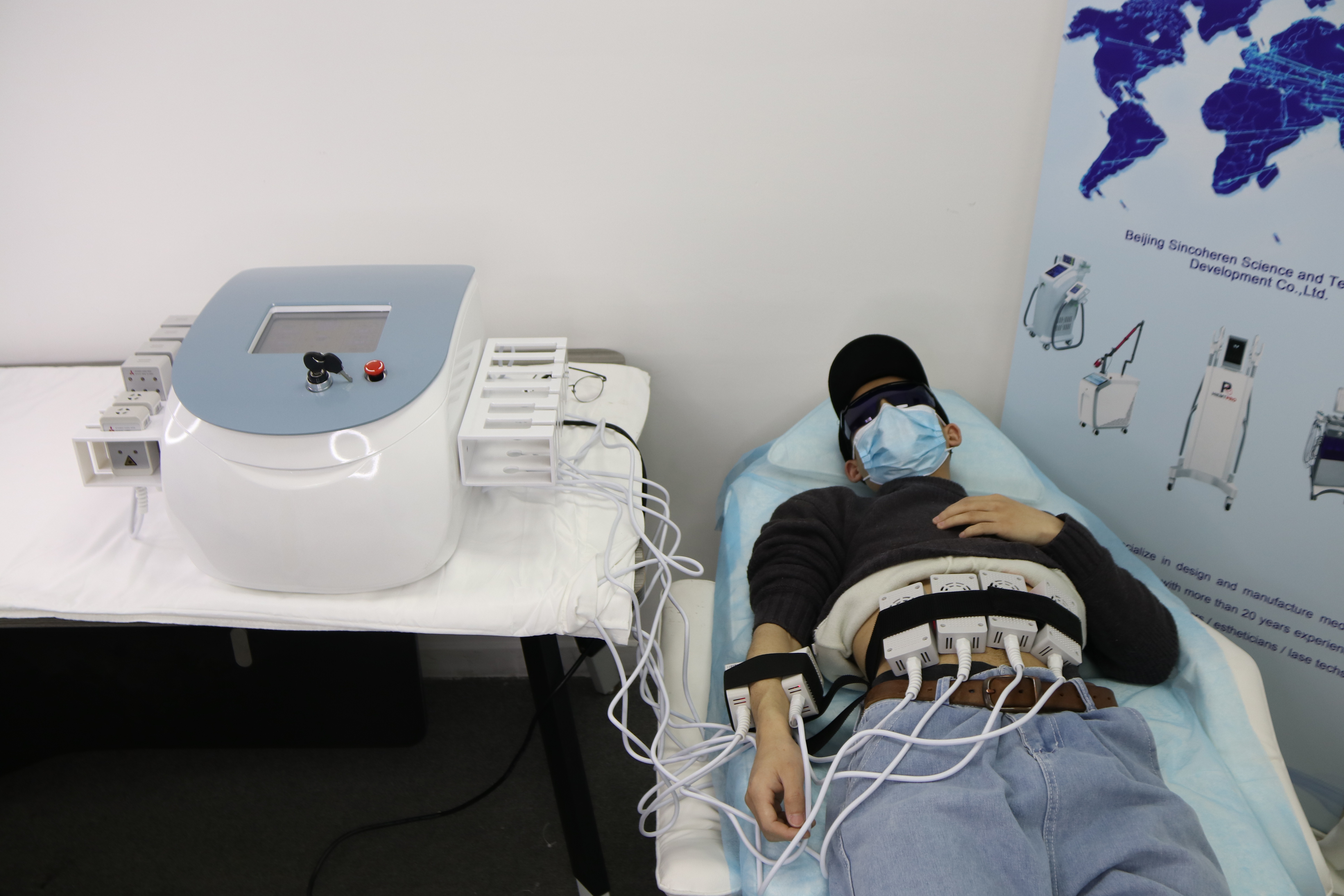 60HZ 250W Lipo Laser Slimming Machine Reduce Cellulite / Diode Lipolaser Beauty