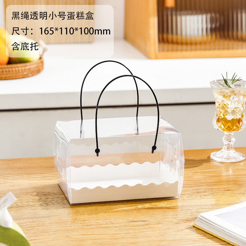 Custom Wholesale Disposable Food Packaging Box Swiss Roll Cake Box Supply