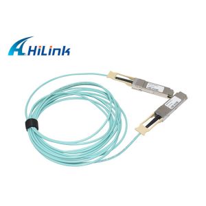 10M Active Optical QSFP To QSFP Cable Multimode Fiber Active Optical Cable Low