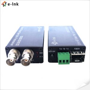 Backward RS485 Data SDI To Optical Fiber Converter With Tally Signal / Backward