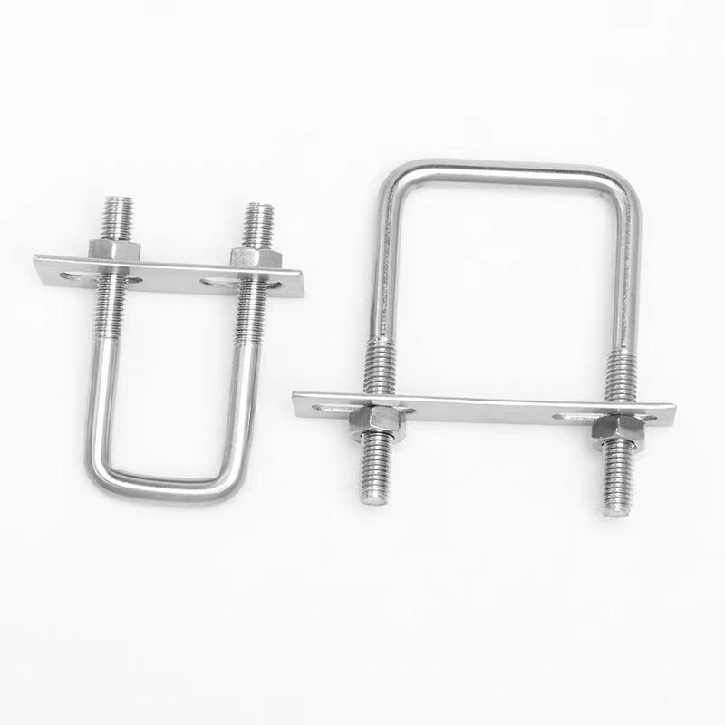Stainless Steel U Bolt With Nut DIN3570 Galvanized U Bolt Pipe Clamp Steel Fastener
