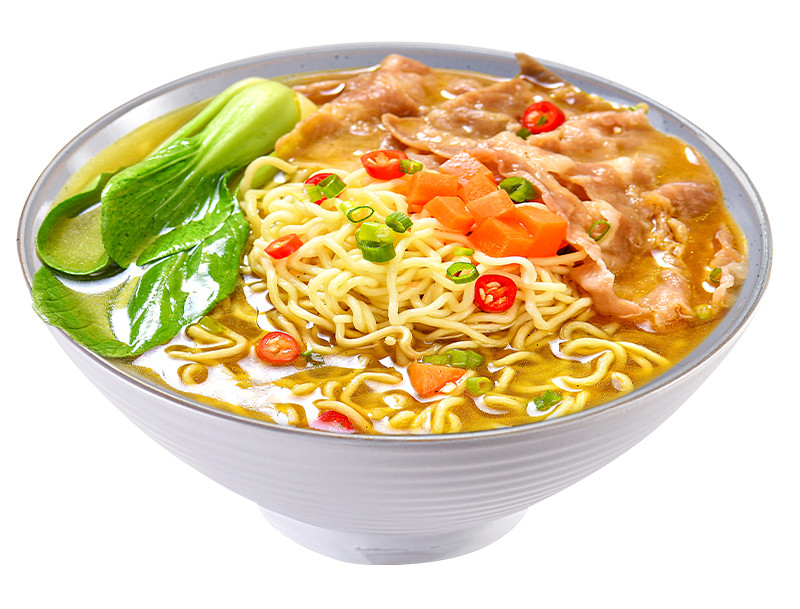 OEM Available Instant Noodles Golden Soup Beef Flavor 125g*24